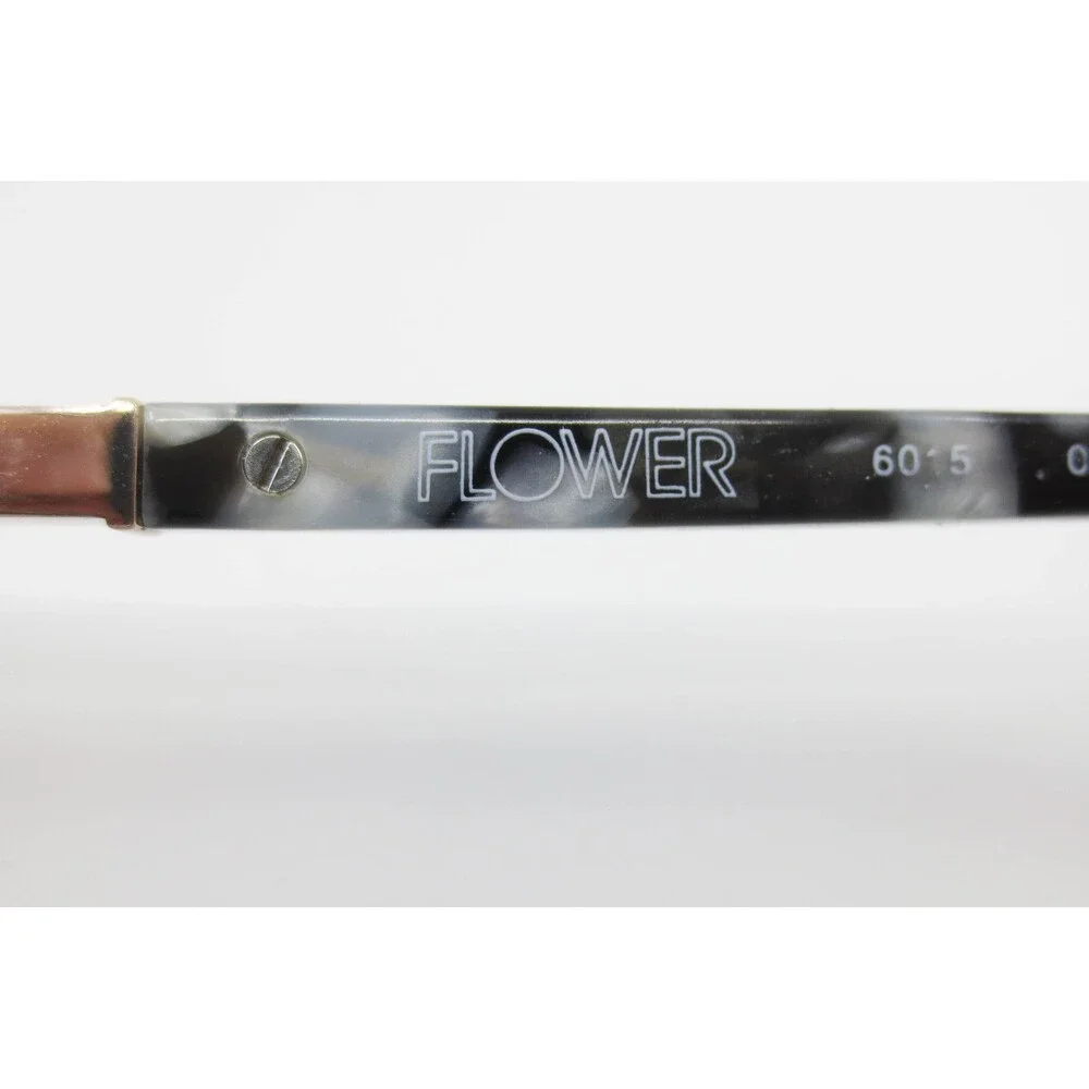 Flower by Drew Barrymore 6015 001 Black Grey Marble Eyeglasses Frames 53-18-140